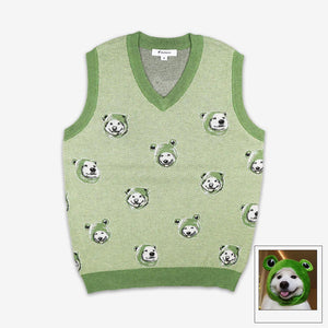 Custom All Over Pet Sweater Vest