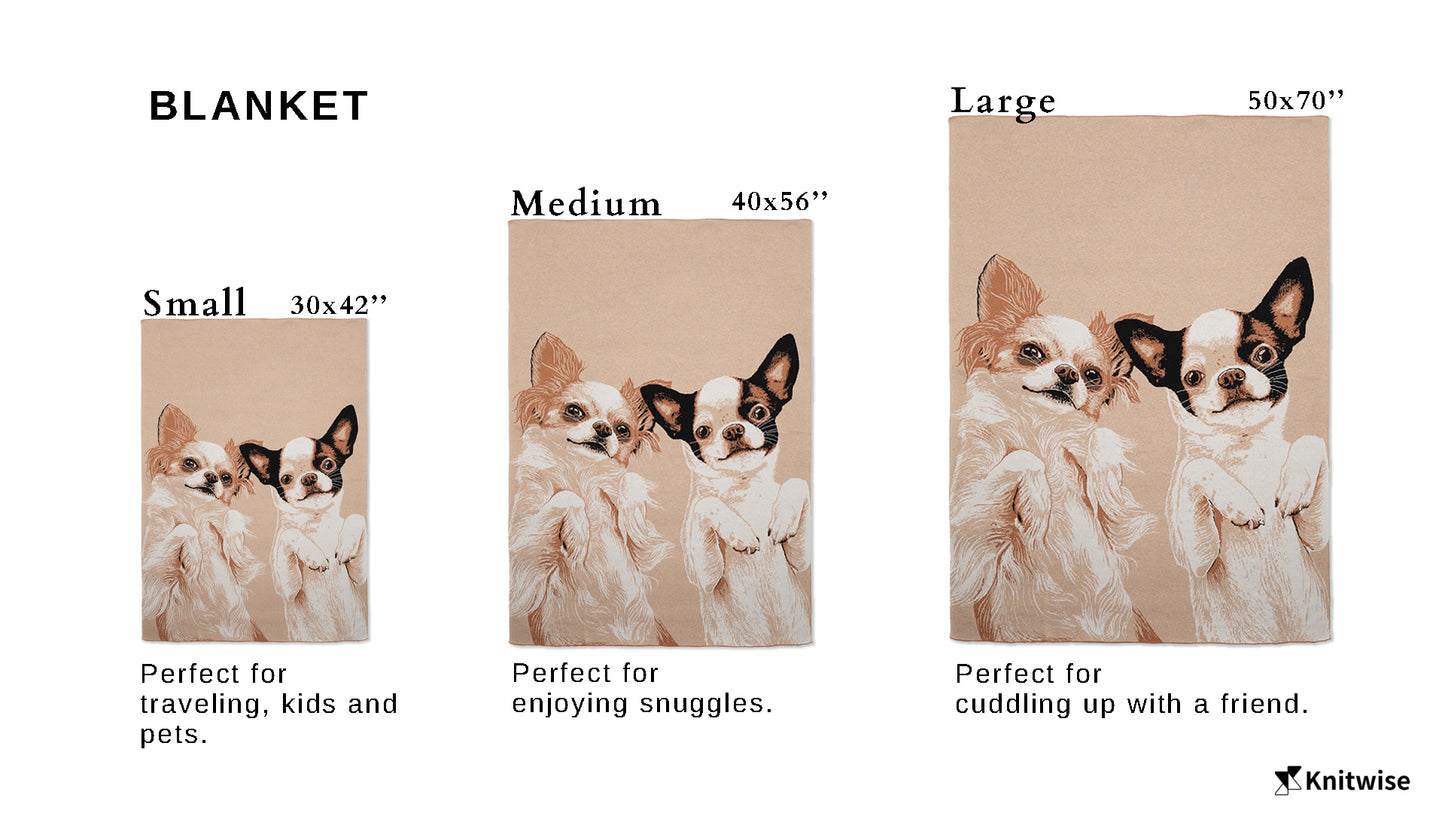 Custom Pet Full Body Knitted Blankets