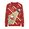 Safe Christmas Custom Knit Pullover Sweater