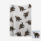 Custom All Over Pattern Knitted Blankets