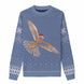 Aplomado Falcon Flying Holiday - Denim
