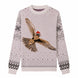Aplomado Falcon Flying Holiday - Light Pink