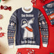 Jesus Dab Dance Custom Knit Pullover Sweater