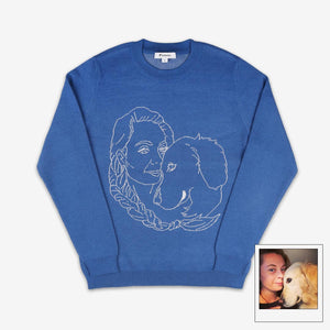 Custom Line Art Sweater