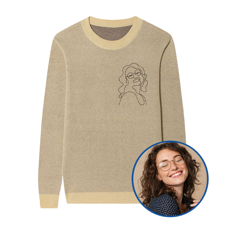 custom-pet-line-art-sweater-personalized-knits-knitwise-knitwise