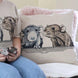 Custom Full Body Pet Portrait Pillowcase