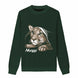 {Front of Pine Playful Messi Sweater from Knitwise}