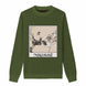 {Front} of {Olive Dad and Messi Sweater} from {Knitwise}