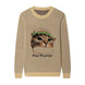 {Front of Mellow Ringo the Purrger Sweater from Knitwise}
