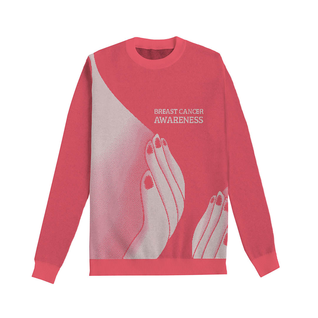 PROTECT THE BREASTS Breast Cancer Awareness Sweater
