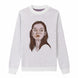 {Front} of {Bone Custom One Person Portrait Sweater} from {Knitwise}