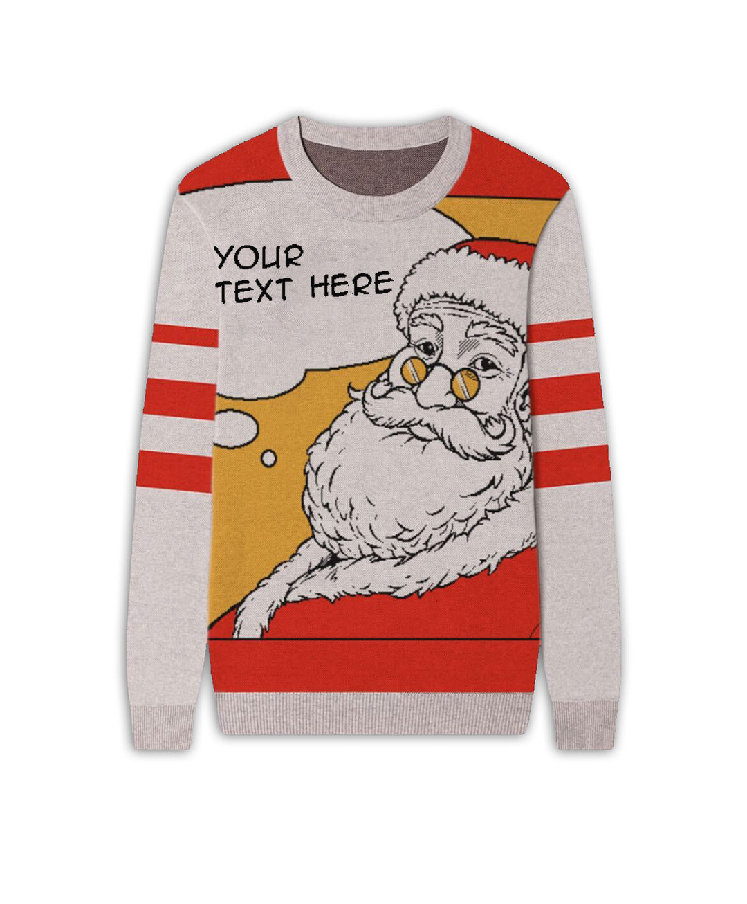 Santa Says Custom Knit Pullover Sweater